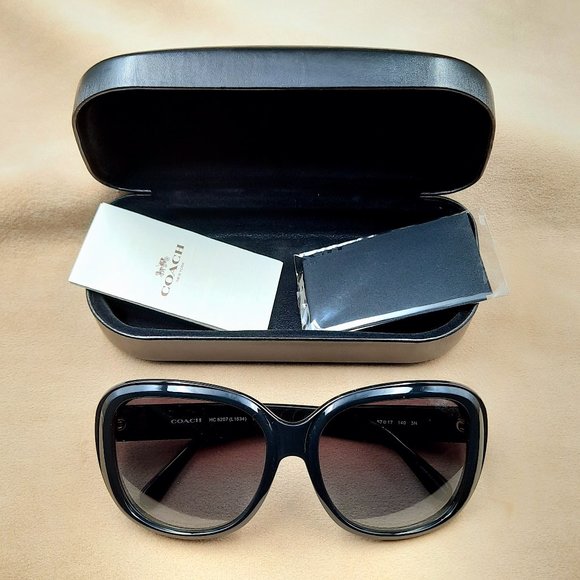 Coach Sunglasses HC8207 Black - Picture 2 of 8